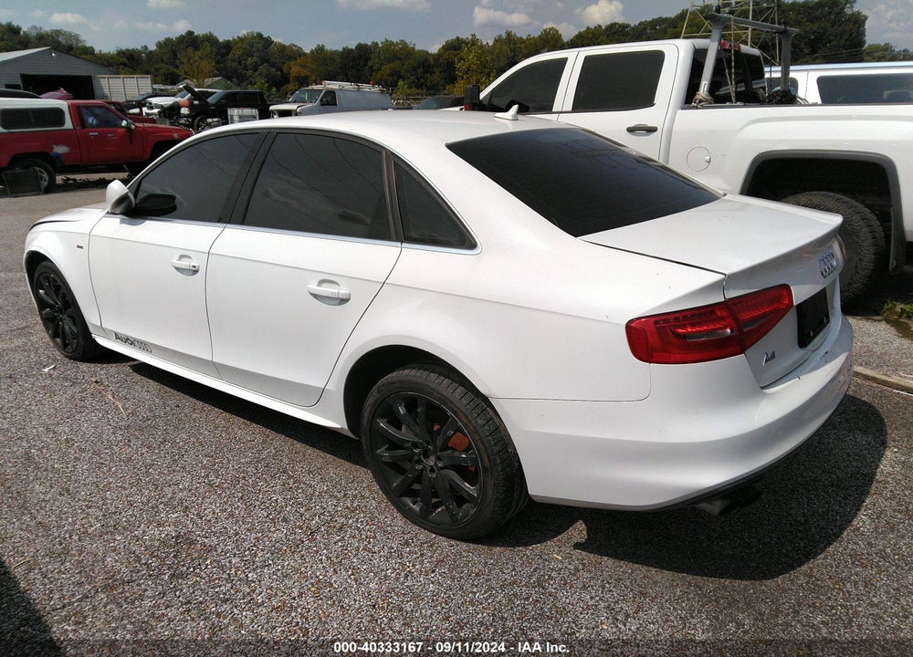 2014 AUDI A4 2.0T PREMIUM VIN: WAUAFAFLXEA141733