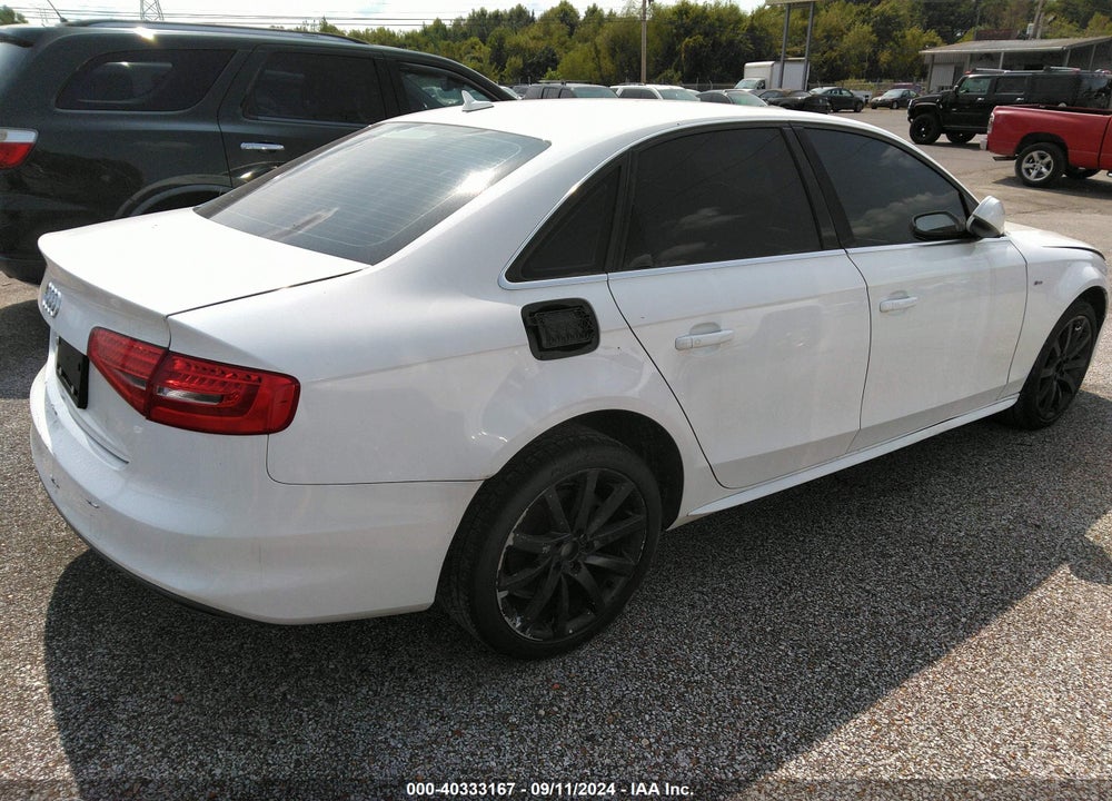 2014 AUDI A4 2.0T PREMIUM VIN: WAUAFAFLXEA141733