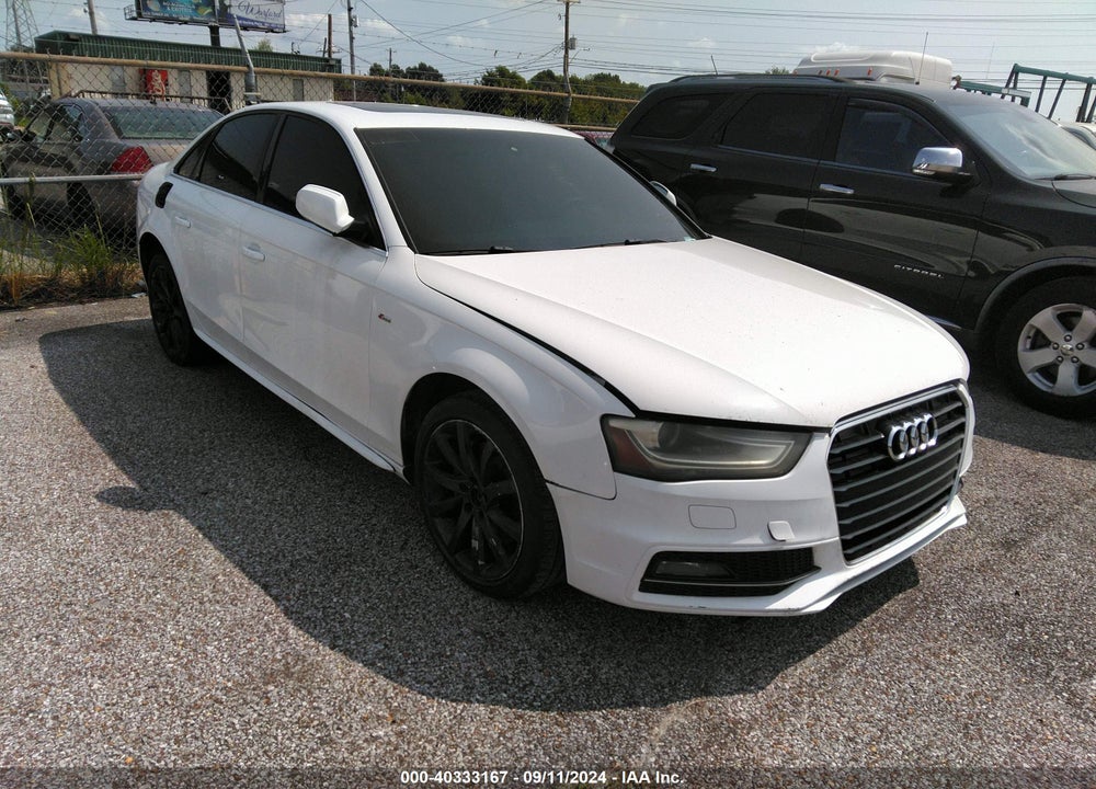 2014 AUDI A4 2.0T PREMIUM VIN: WAUAFAFLXEA141733