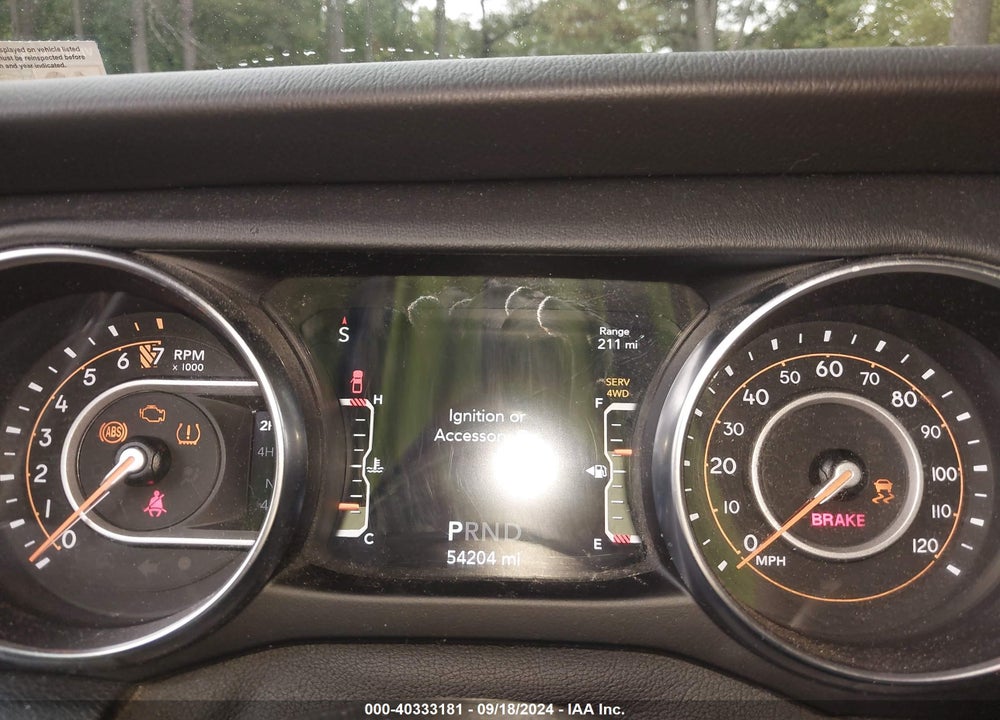 2020 JEEP GLADIATOR OVERLAND 4X4 VIN: 1C6HJTFG4LL216501