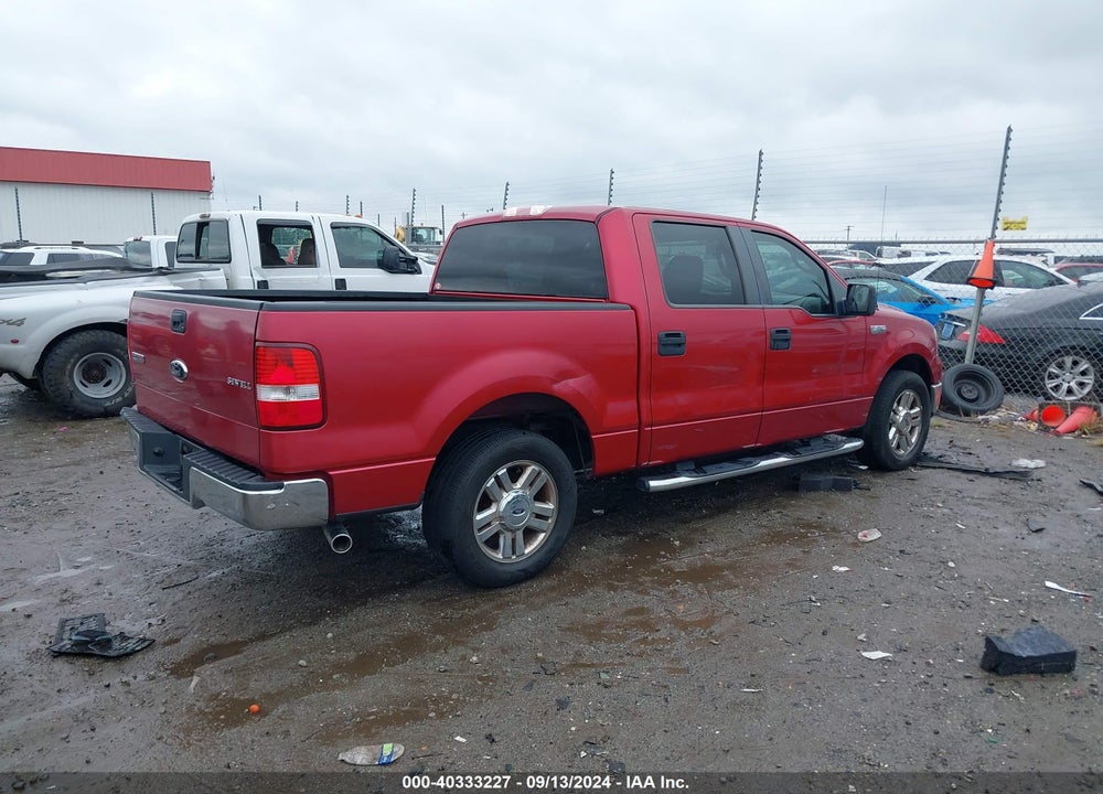 2008 FORD F-150 60TH ANNIVERSARY/FX2/XL/XLT VIN: 1FTRW12W48FB34998