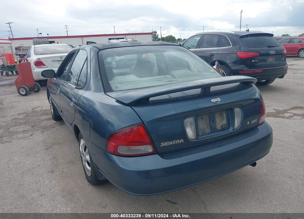 2001 NISSAN SENTRA GXE VIN: 3N1CB51D71L519205