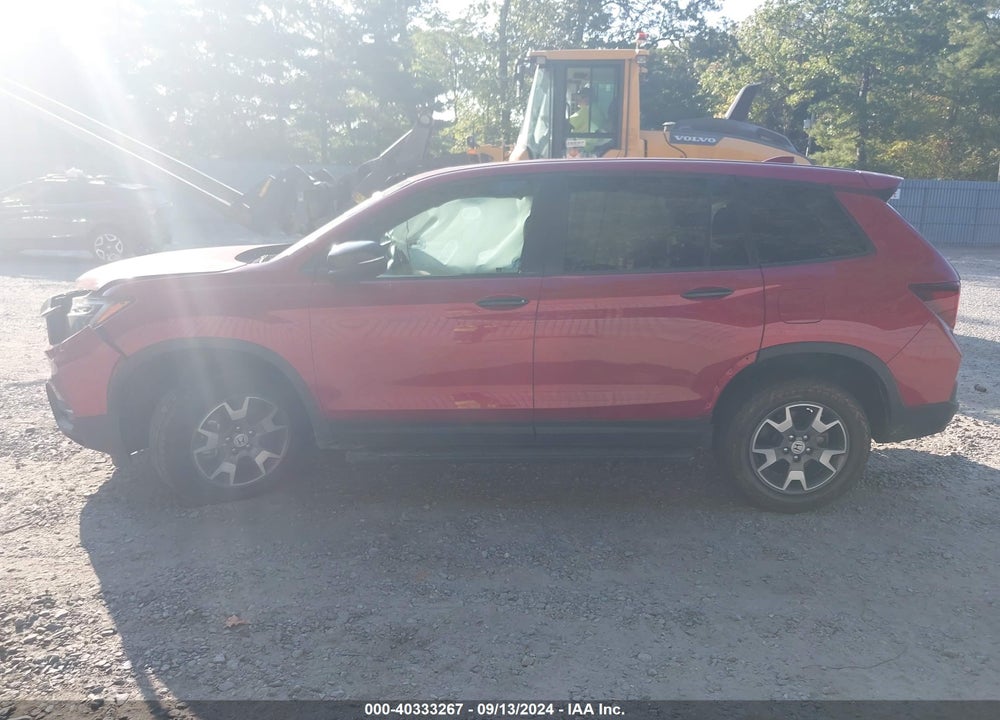 2022 HONDA PASSPORT AWD TRAILSPORT VIN: 5FNYF8H67NB012762