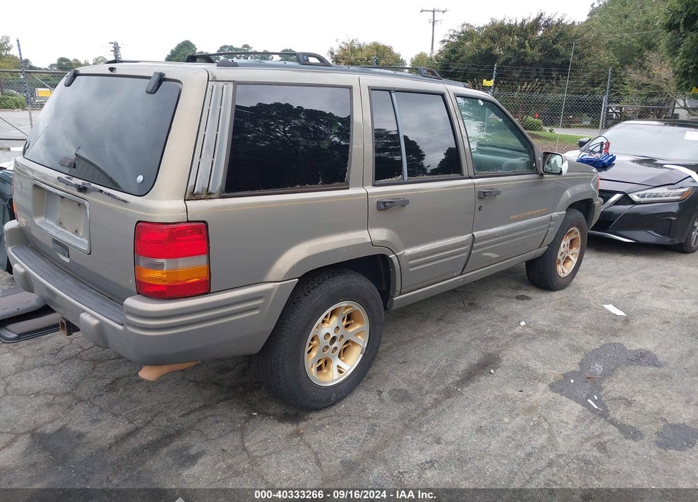 1997 JEEP GRAND CHEROKEE LIMITED VIN: 1J4GZ78Y8VC503332