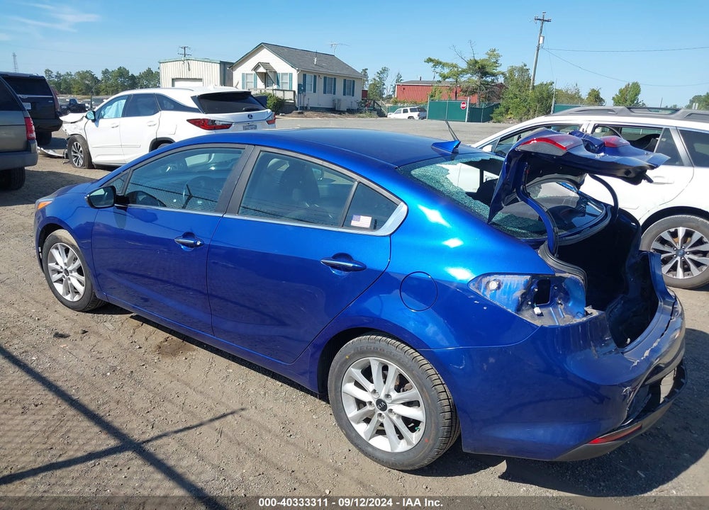 2017 KIA FORTE S VIN: 3KPFL4A78HE050054
