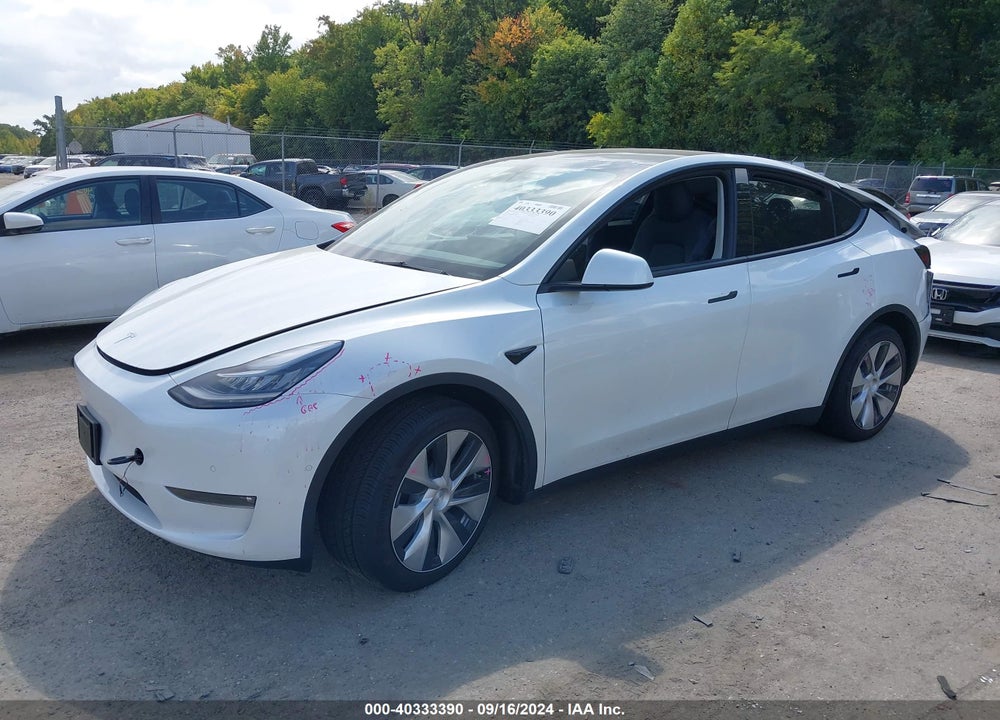 2021 TESLA MODEL Y LONG RANGE DUAL MOTOR ALL-WHEEL DRIVE VIN: 5YJYGDEE8MF191541