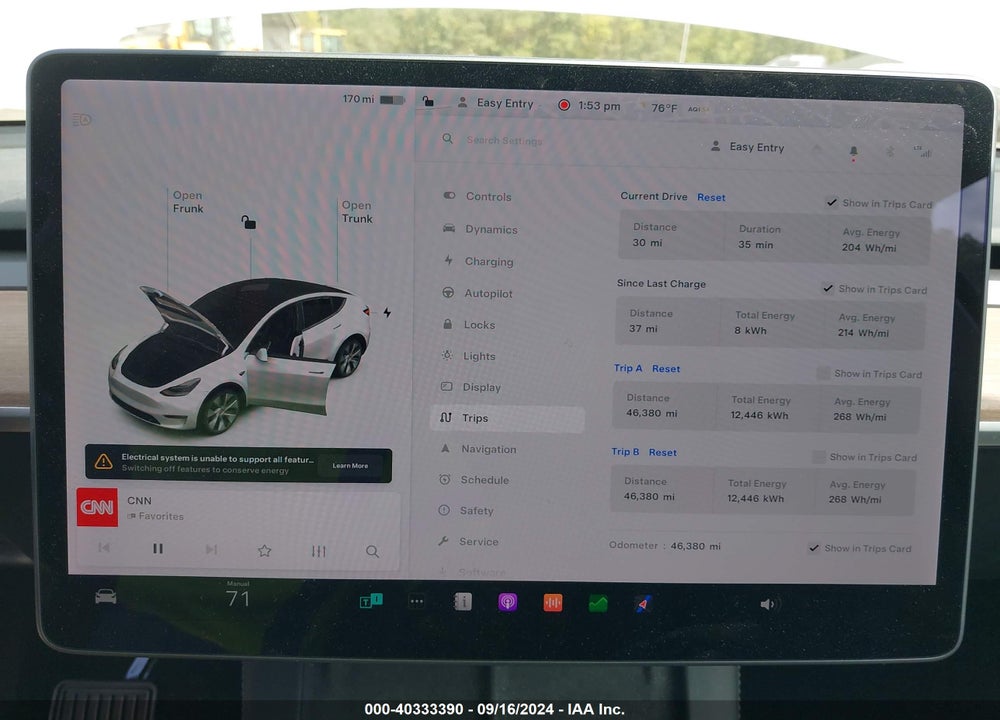 2021 TESLA MODEL Y LONG RANGE DUAL MOTOR ALL-WHEEL DRIVE VIN: 5YJYGDEE8MF191541