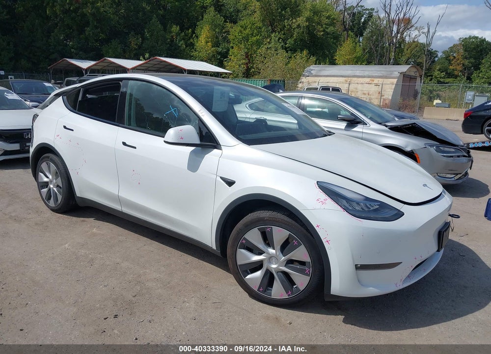 2021 TESLA MODEL Y LONG RANGE DUAL MOTOR ALL-WHEEL DRIVE VIN: 5YJYGDEE8MF191541