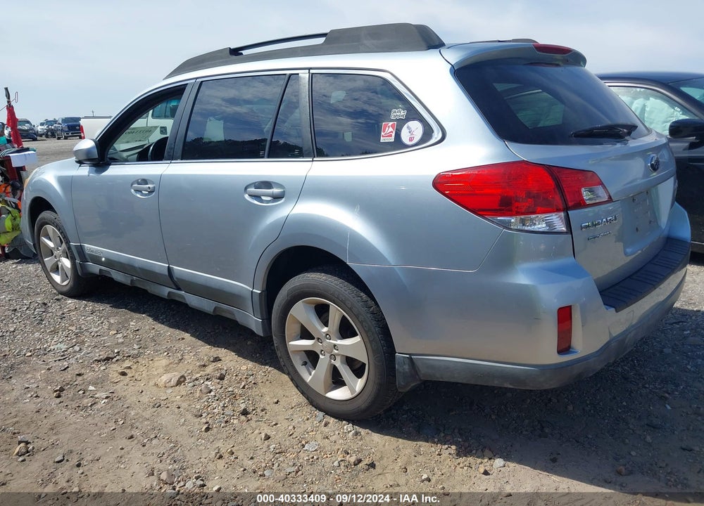 2013 SUBARU OUTBACK 2.5I PREMIUM VIN: 4S4BRCCC7D3296432