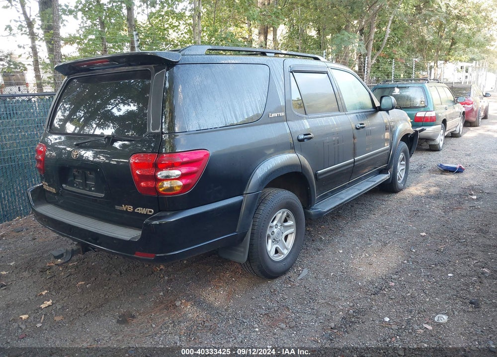 2002 TOYOTA SEQUOIA LIMITED V8 VIN: 5TDBT48A32S104003