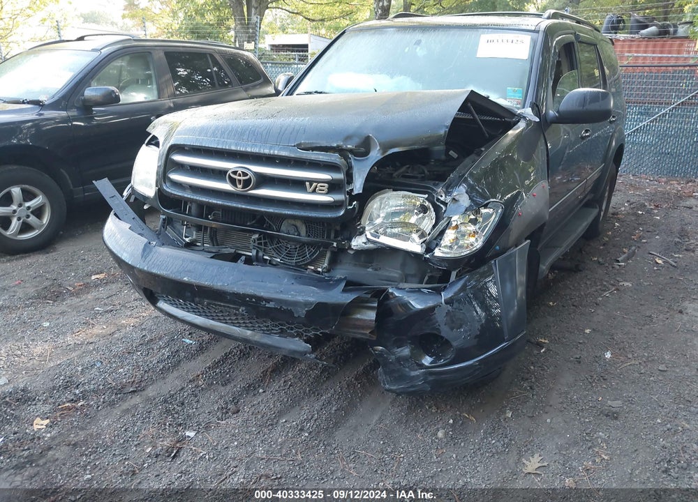2002 TOYOTA SEQUOIA LIMITED V8 VIN: 5TDBT48A32S104003
