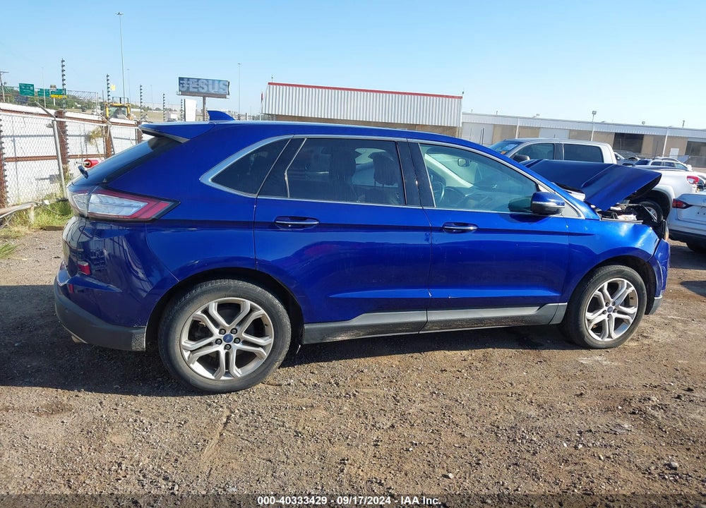 2015 FORD EDGE TITANIUM VIN: 2FMTK3K90FBB35518