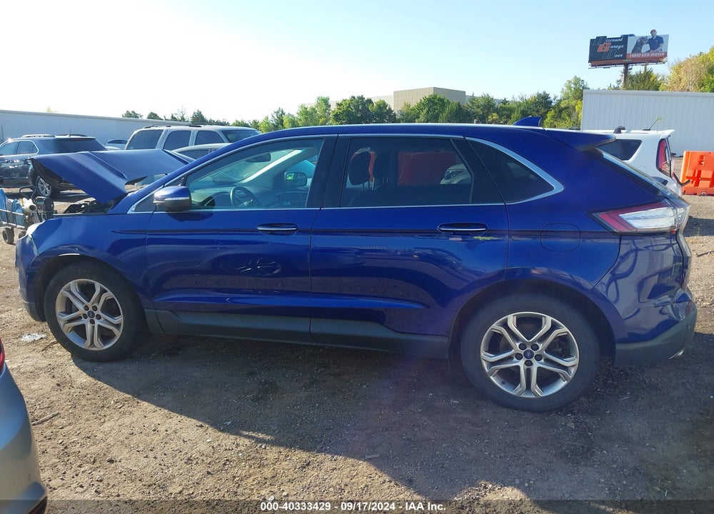 2015 FORD EDGE TITANIUM VIN: 2FMTK3K90FBB35518