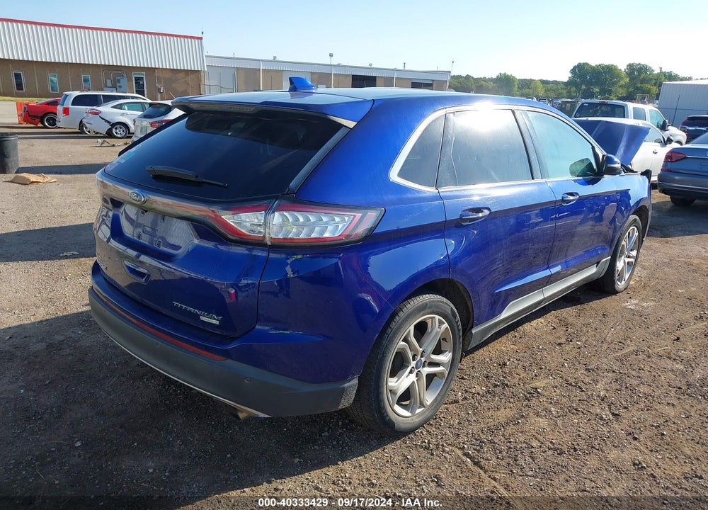 2015 FORD EDGE TITANIUM VIN: 2FMTK3K90FBB35518