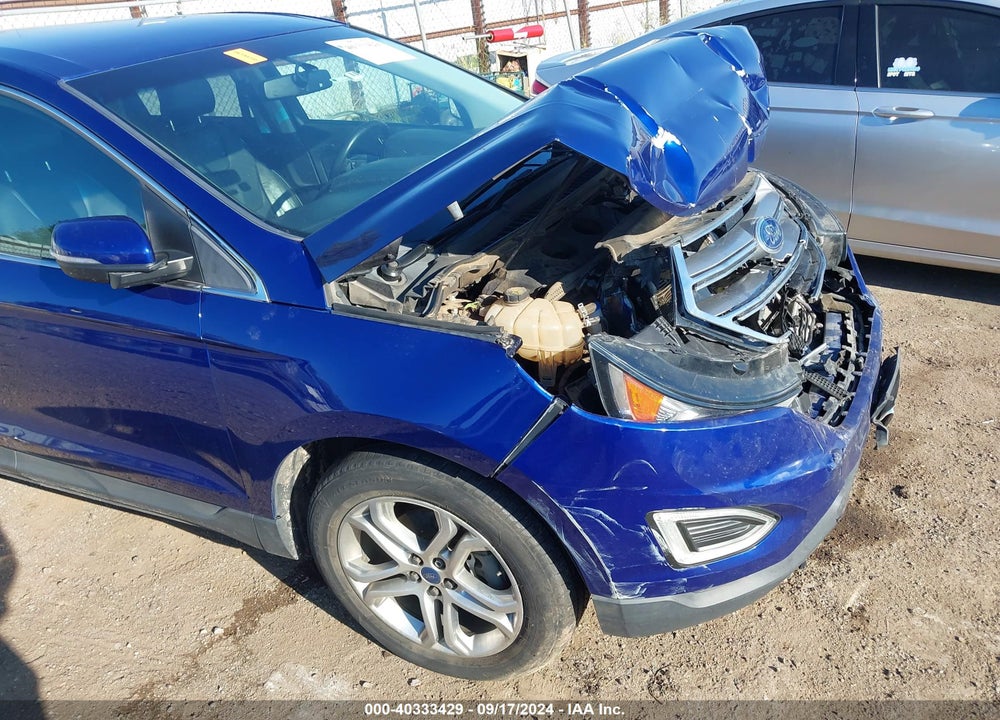 2015 FORD EDGE TITANIUM VIN: 2FMTK3K90FBB35518