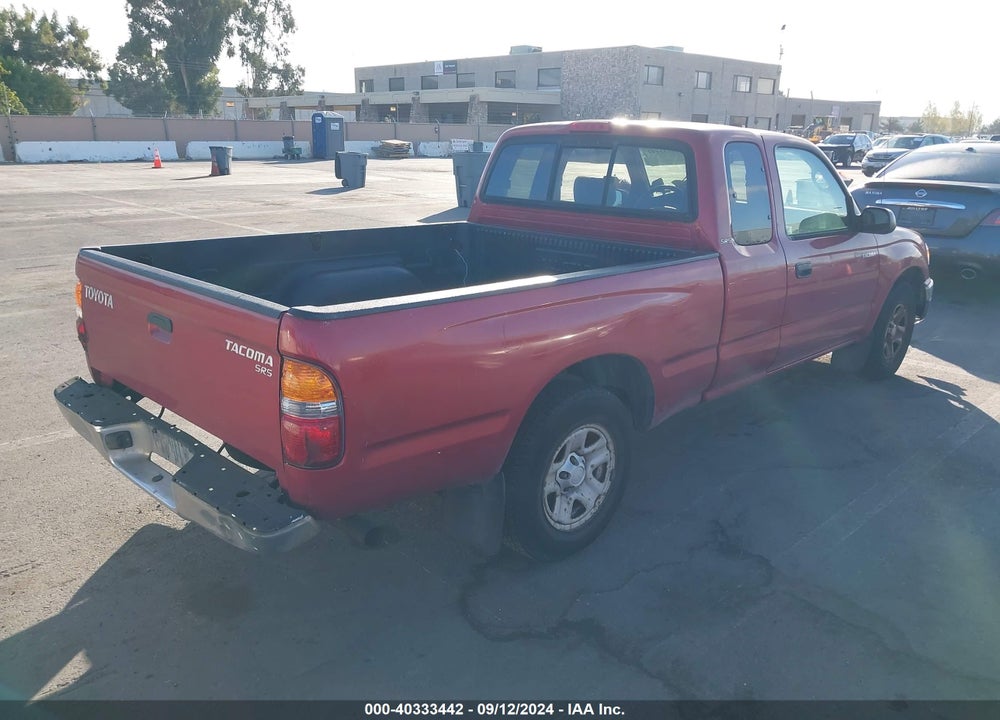 2004 TOYOTA TACOMA VIN: 5TEVL52N44Z334489