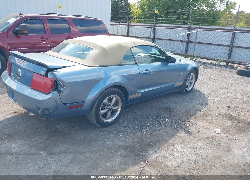 2006 FORD MUSTANG V6 VIN: 1ZVFT84N465101721