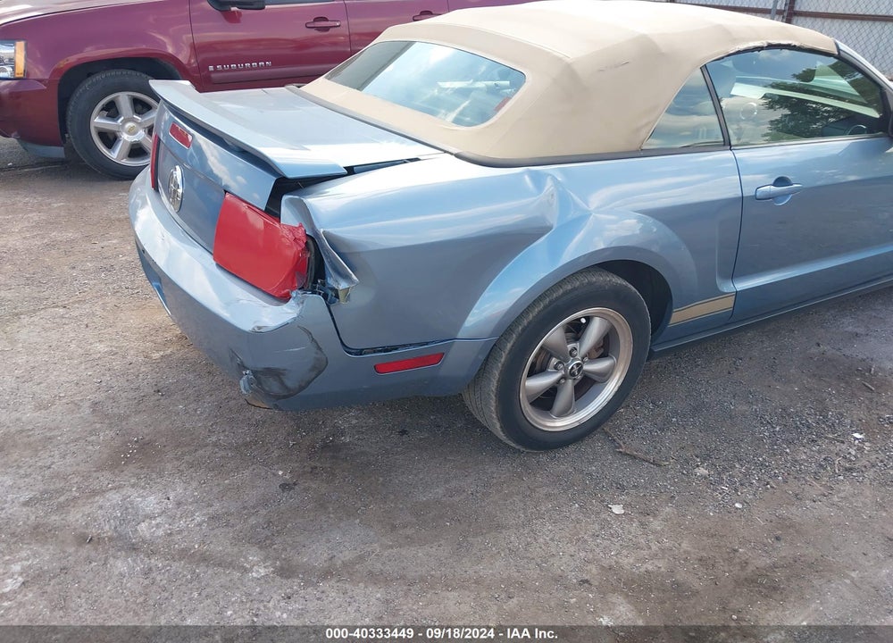 2006 FORD MUSTANG V6 VIN: 1ZVFT84N465101721
