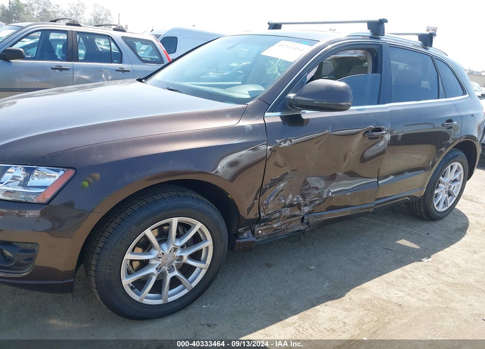 2012 AUDI Q5 2.0T PREMIUM VIN: WA1CFAFPXCA022313