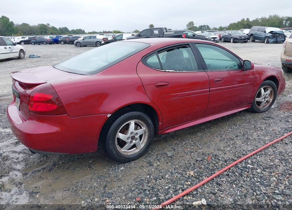2004 PONTIAC GRAND PRIX GT1 VIN: 2G2WP522541358792