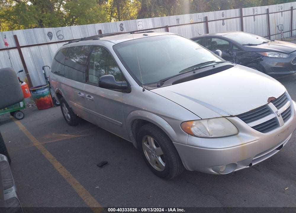 2007 DODGE GRAND CARAVAN SXT VIN: 2D4GP44L97R120159
