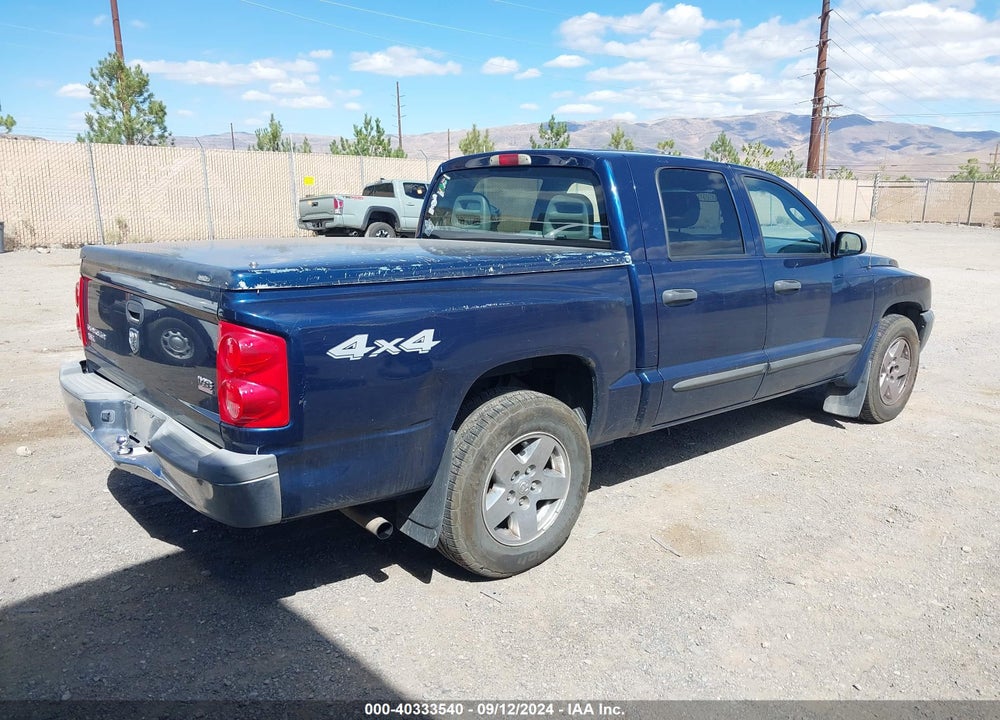 2005 DODGE DAKOTA SLT VIN: 1D7HW48N55S182031
