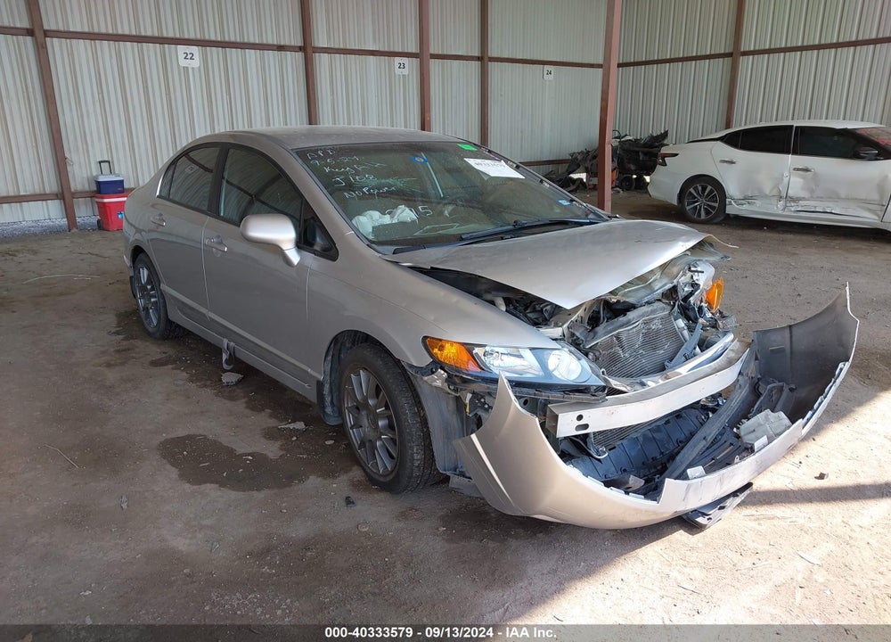 2009 HONDA CIVIC LX VIN: 19XFA165X9E042275