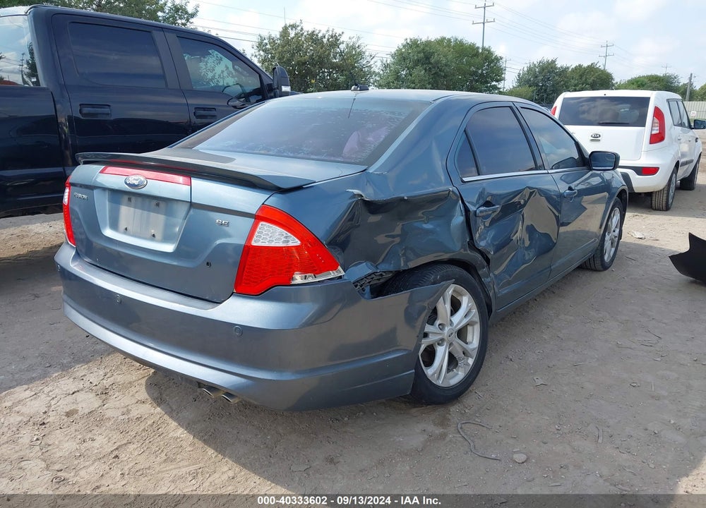 2012 FORD FUSION SE VIN: 3FAHP0HA4CR107428