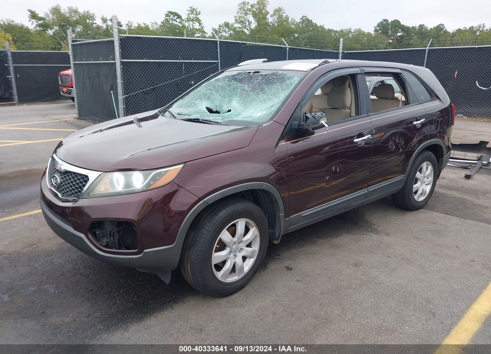 2012 KIA SORENTO LX VIN: 5XYKT3A69CG201172