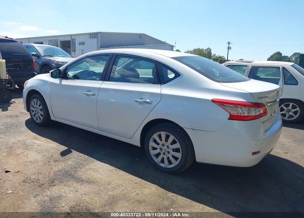 2014 NISSAN SENTRA S VIN: 3N1AB7APXEY258707