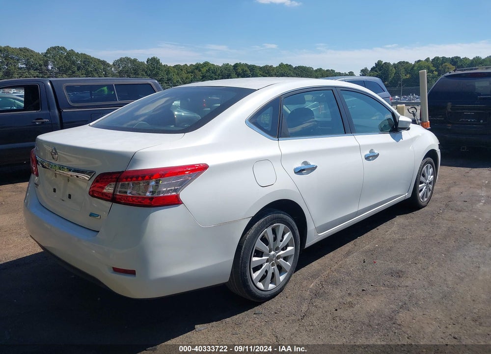 2014 NISSAN SENTRA S VIN: 3N1AB7APXEY258707