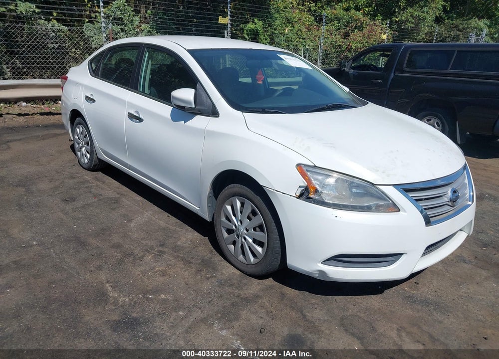 2014 NISSAN SENTRA S VIN: 3N1AB7APXEY258707