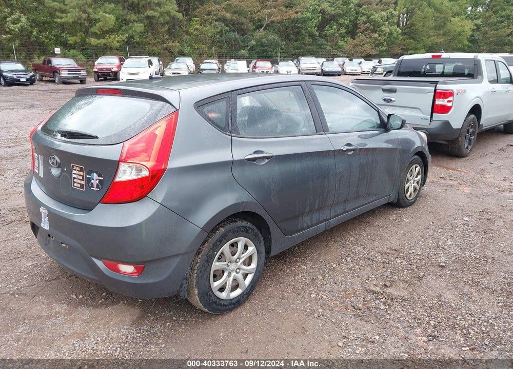 2013 HYUNDAI ACCENT GS VIN: KMHCT5AEXDU098556