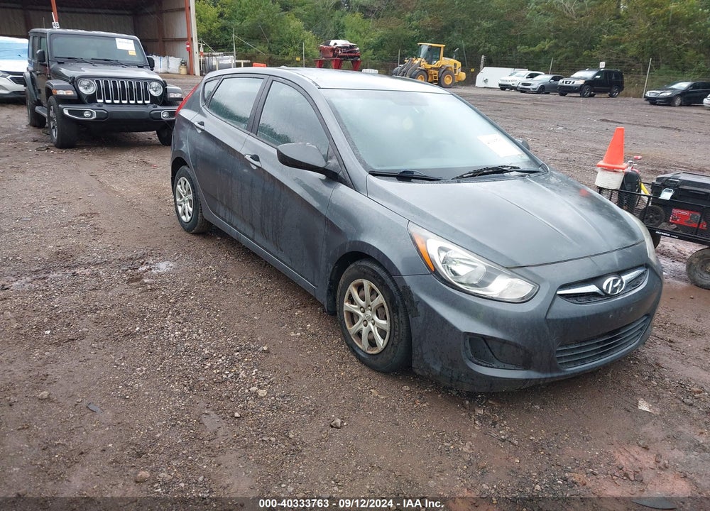 2013 HYUNDAI ACCENT GS VIN: KMHCT5AEXDU098556