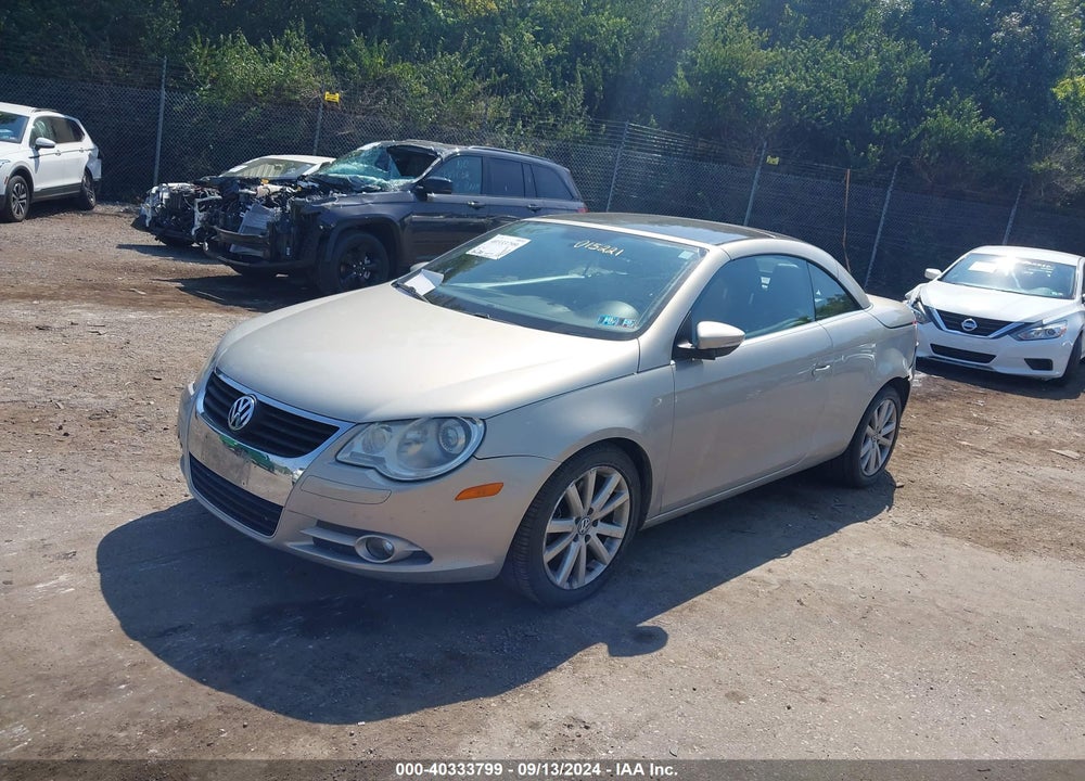 2009 VOLKSWAGEN EOS KOMFORT VIN: WVWBA71FX9V015221
