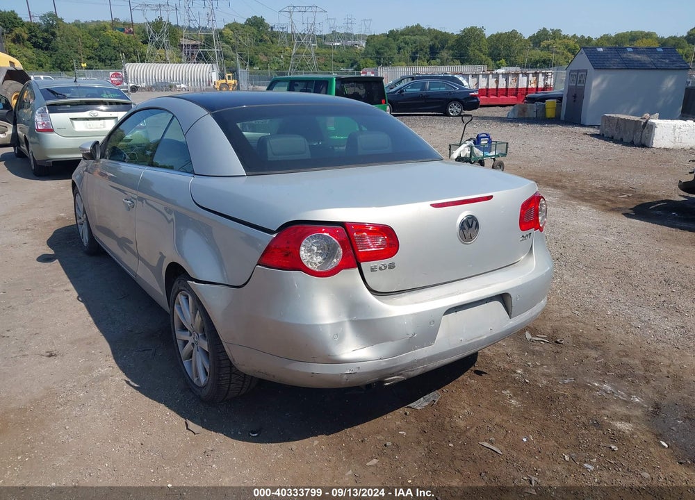 2009 VOLKSWAGEN EOS KOMFORT VIN: WVWBA71FX9V015221