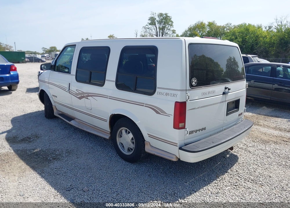 2000 GMC SAFARI UPFITTER PKG. VIN: 1GDDM19W1YB502160