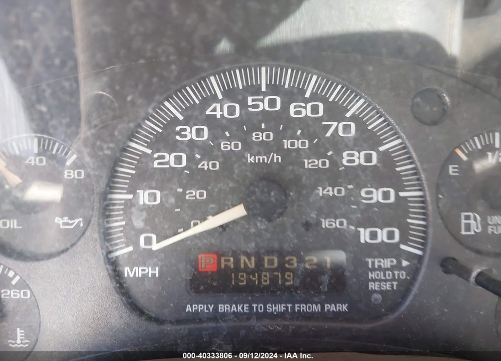 2000 GMC SAFARI UPFITTER PKG. VIN: 1GDDM19W1YB502160