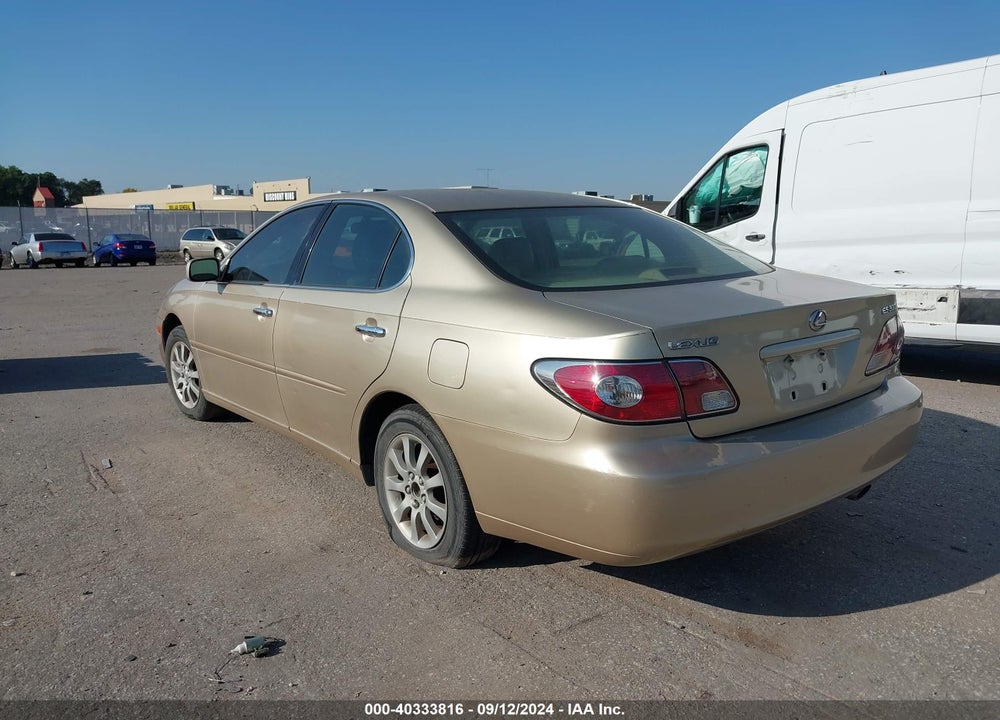 2002 LEXUS ES 300 BASE (A4) VIN: JTHBF30G720069162