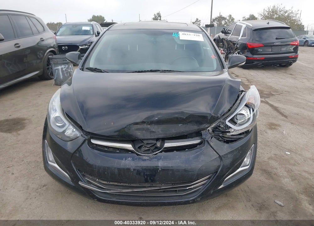2016 HYUNDAI ELANTRA LIMITED VIN: KMHDH4AE4GU606315