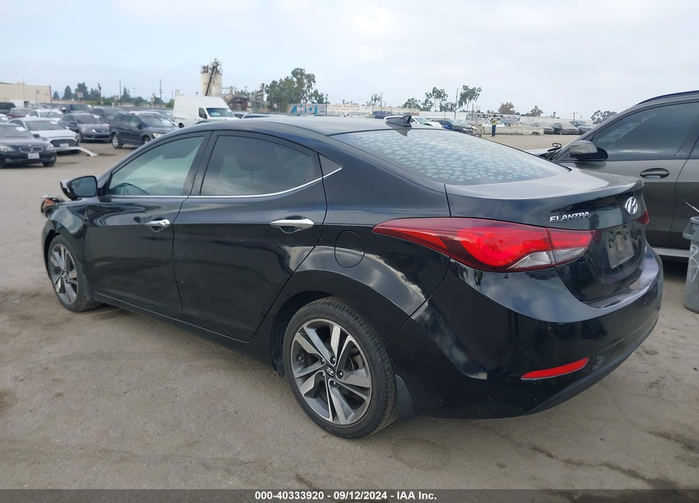 2016 HYUNDAI ELANTRA LIMITED VIN: KMHDH4AE4GU606315
