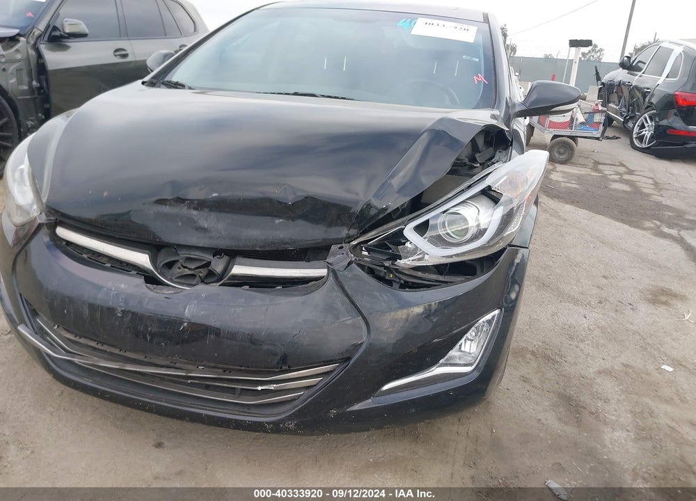 2016 HYUNDAI ELANTRA LIMITED VIN: KMHDH4AE4GU606315