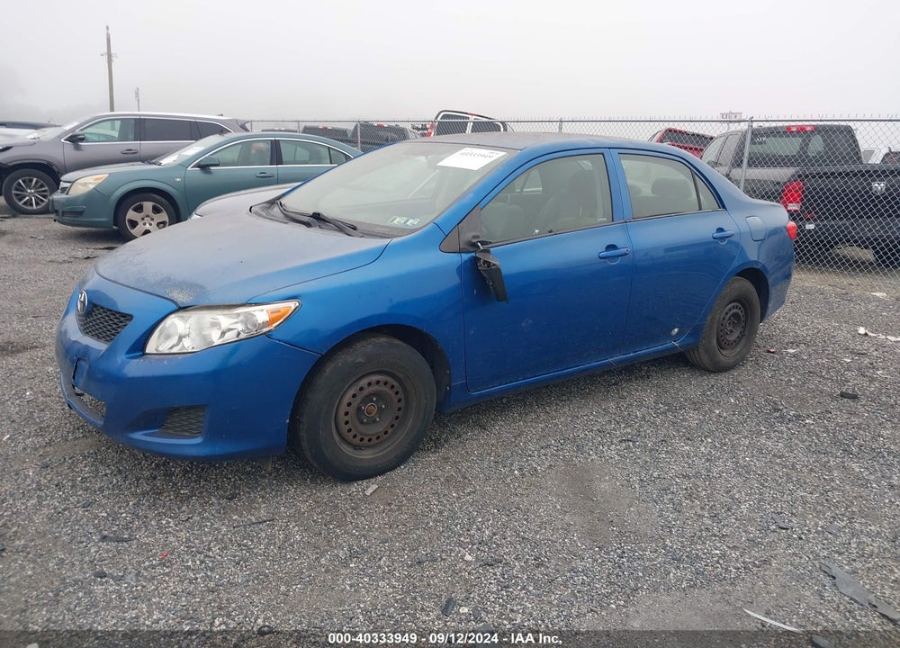 2009 TOYOTA COROLLA LE VIN: JTDBL40E49J010301