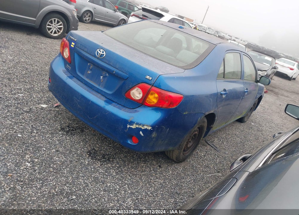 2009 TOYOTA COROLLA LE VIN: JTDBL40E49J010301