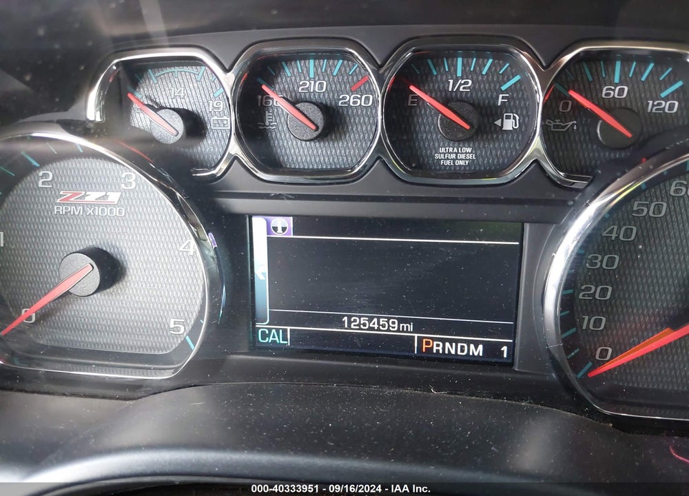 2016 CHEVROLET SILVERADO 2500HD LTZ VIN: 1GC1KWE84GF203562