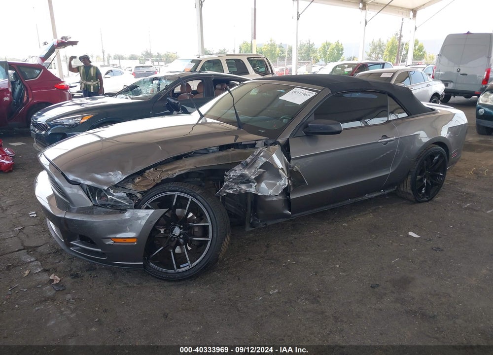 2013 FORD MUSTANG V6 VIN: 1ZVBP8EM1D5216931