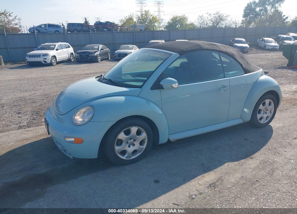 2003 VOLKSWAGEN NEW BEETLE GLS VIN: 3VWCK21Y13M308154