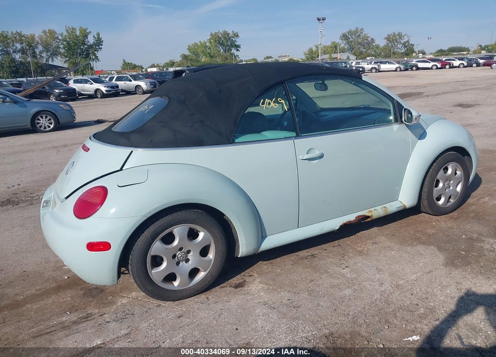 2003 VOLKSWAGEN NEW BEETLE GLS VIN: 3VWCK21Y13M308154