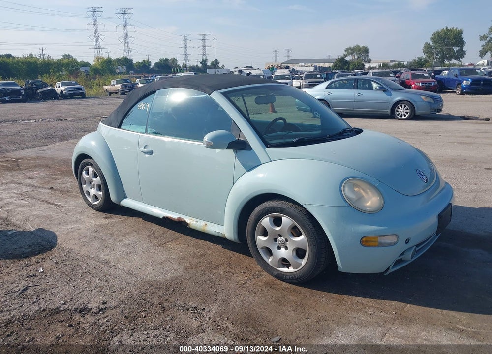 2003 VOLKSWAGEN NEW BEETLE GLS VIN: 3VWCK21Y13M308154
