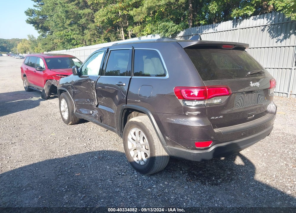 2021 JEEP GRAND CHEROKEE LAREDO E 4X4 VIN: 1C4RJFAG2MC592525